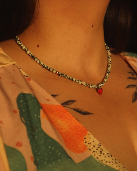 Naszyjnik Berry Dot - wersja złota