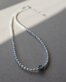 Naszyjnik Petite Pearl - wersja srebrna