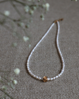 Naszyjnik Petite Pearls - wersja złota